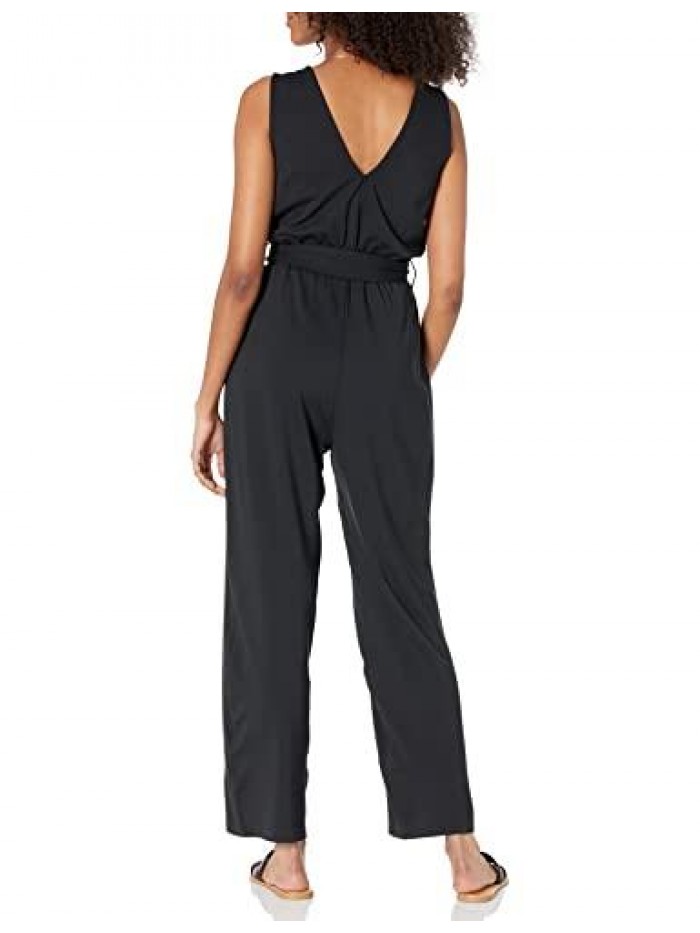 Drop Women's @caralynmirand Sleeveless Wrap Jumpsuit 