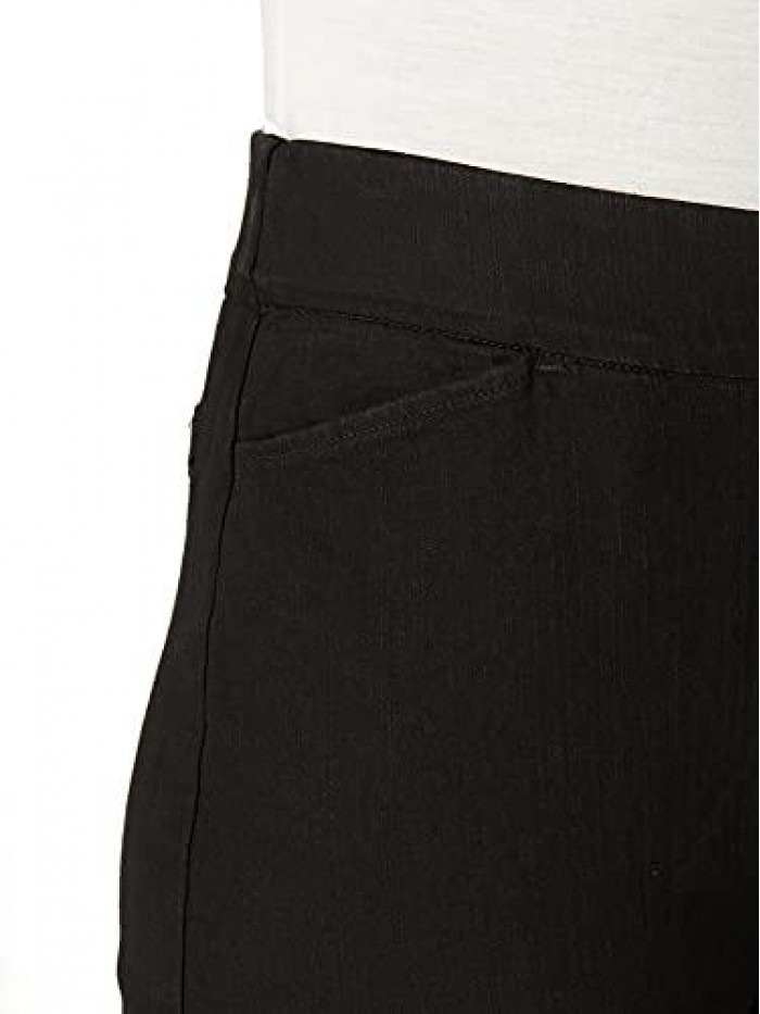 Classic Collection Women's Easy-fit Elastic-Waist Pant 