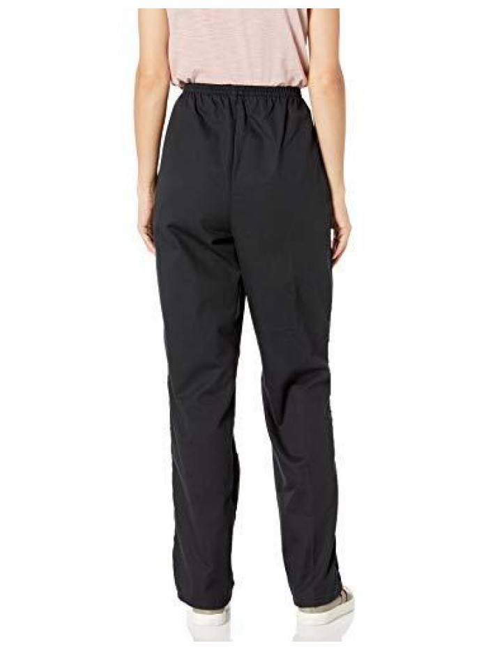 Classic Collection Women's Cotton Pull-on Pant with Elastic Waist 