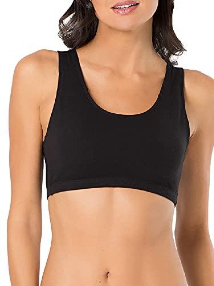 of the Loom Women's Built Up Tank Style Sports Bra 