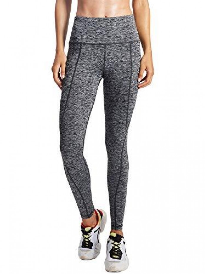 Women's Yoga Pant Running Leggings with Pocket Tummy Control High Waist 