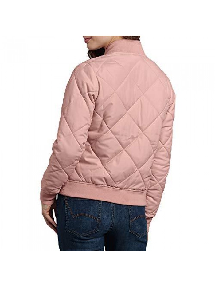 Women's Quilted Bomber Jacket 