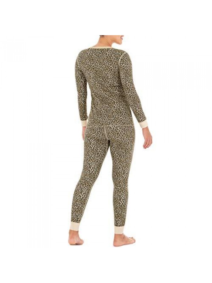 of the Loom womens Micro Waffle Premium Thermal Set 