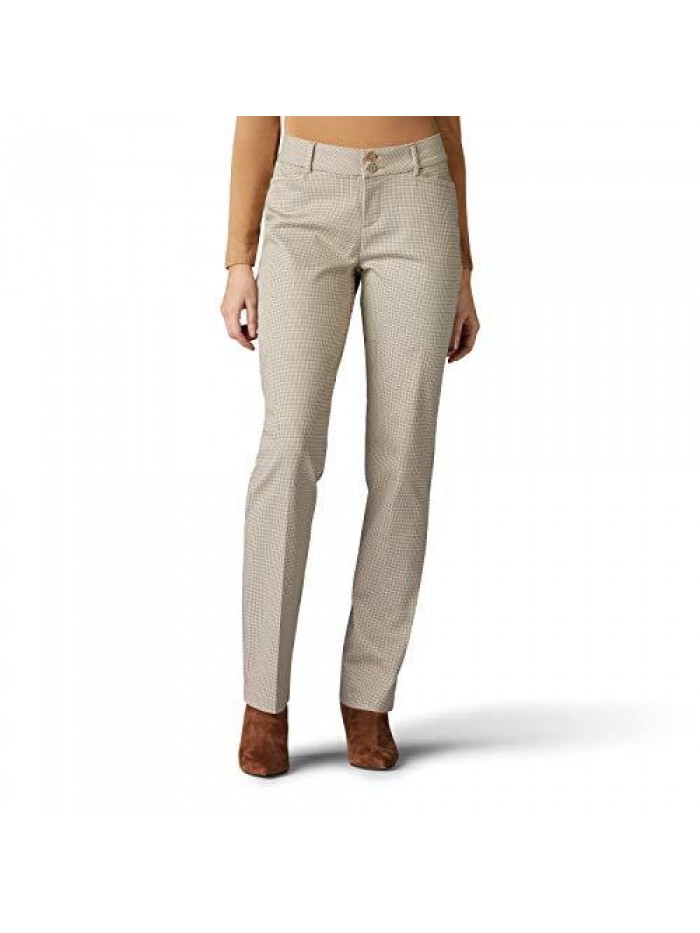 Women's Secretly Shapes Regular Fit Straight Leg Pant 