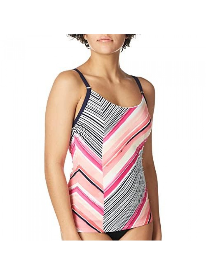 Klein Women's Over The Shoulder Tankini Swimsuit 