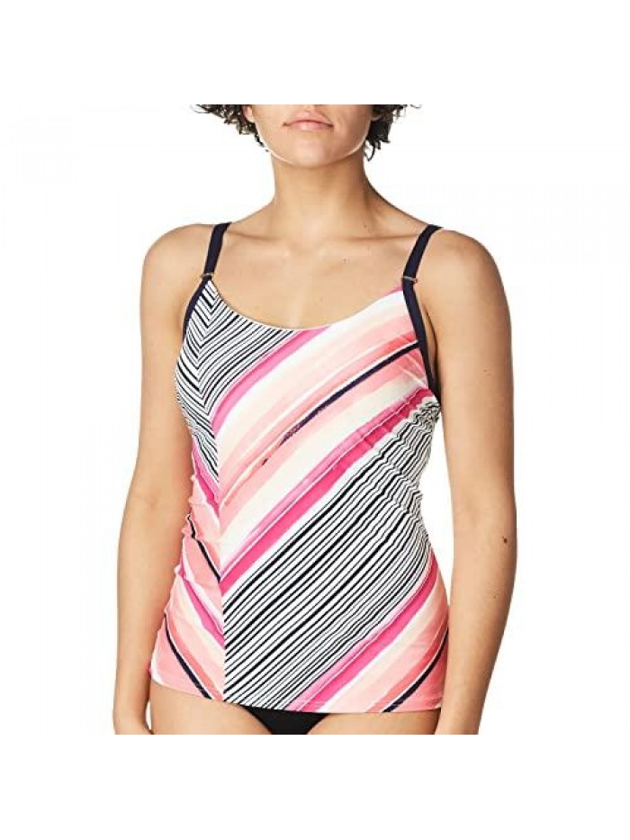 Klein Women's Over The Shoulder Tankini Swimsuit 