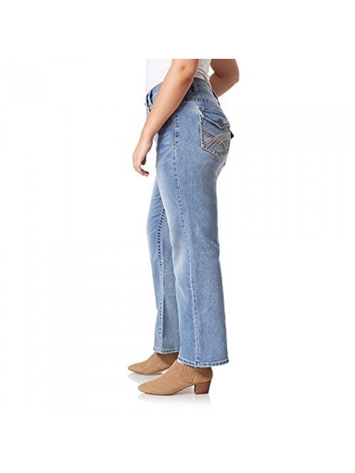 Women's Plus Size Instastretch Luscious Curvy Bootcut Jeans 