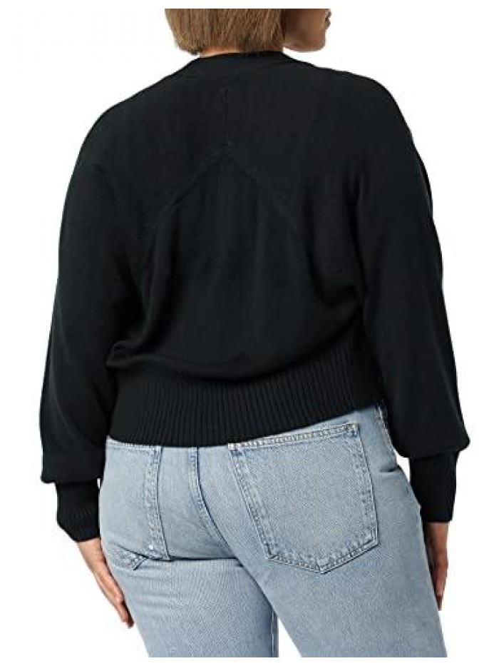 Ritual Women's Ultra Soft Cardigan and Crop Top Sweater Set 