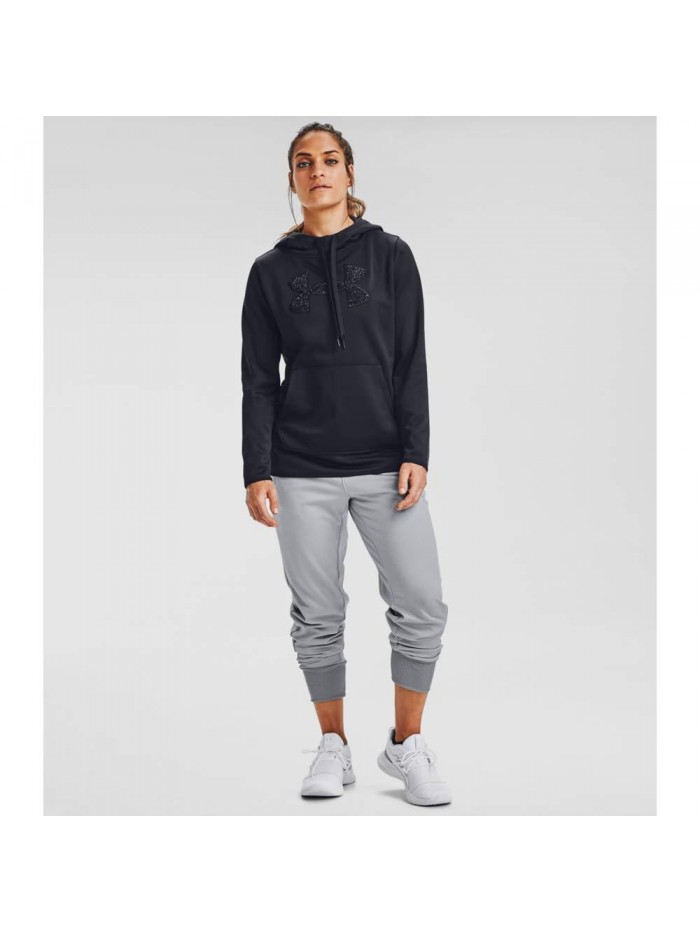 Armour Women's Fleece Big Logo Chenille/Shine Hoodie 