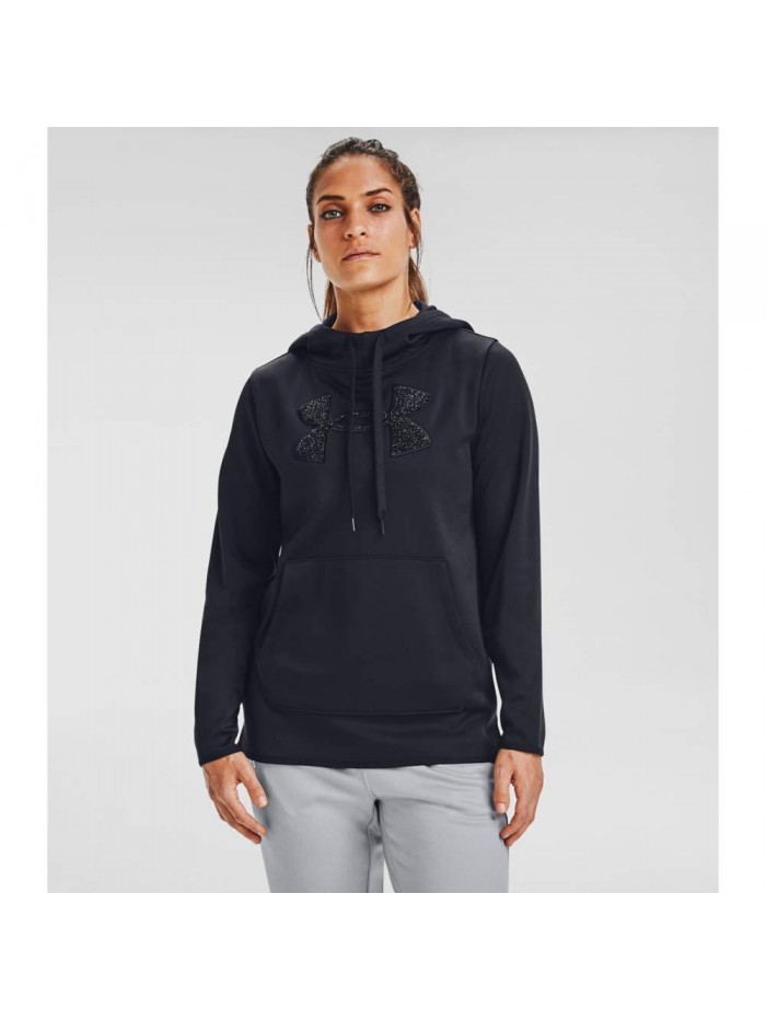 Armour Women's Fleece Big Logo Chenille/Shine Hoodie 