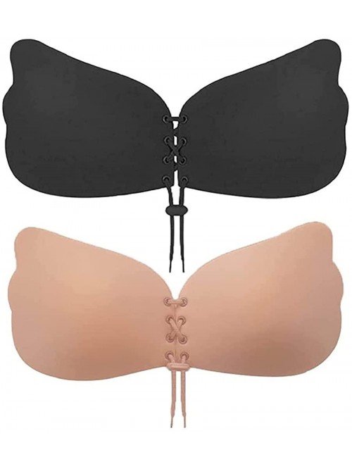 Push Up Sticky Bra Invisible Silicone Self Adhesiv...