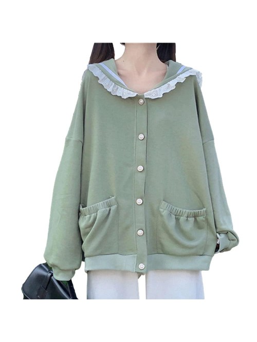 Women's Kawaii Harajuku Japanese Lace Coat Jacket ...