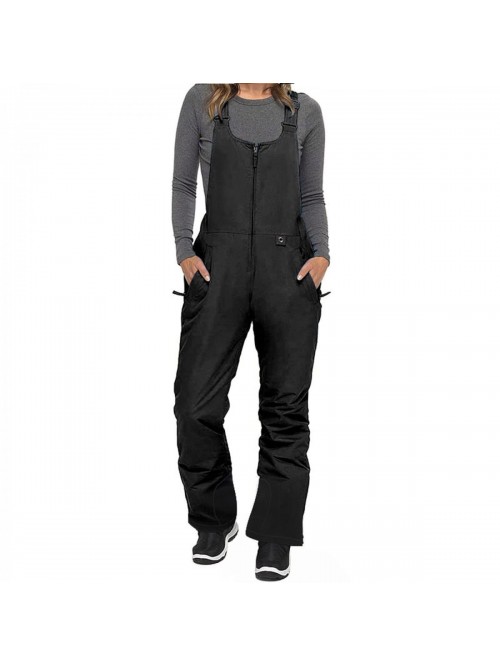 Snow Ski Bib Overalls Windproof Insulated Snowboar...