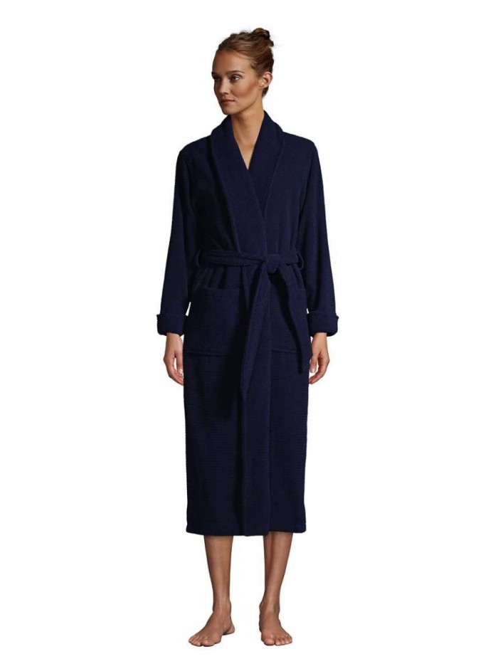 Women's Cotton Terry Long Spa Bath Robe  