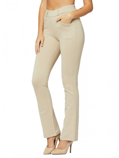 Women's Stretch Dress Pants - Wear to Work - Ponte...