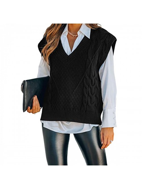 Sweater Vest Women, V Neck Women's Sweater Vests, ...