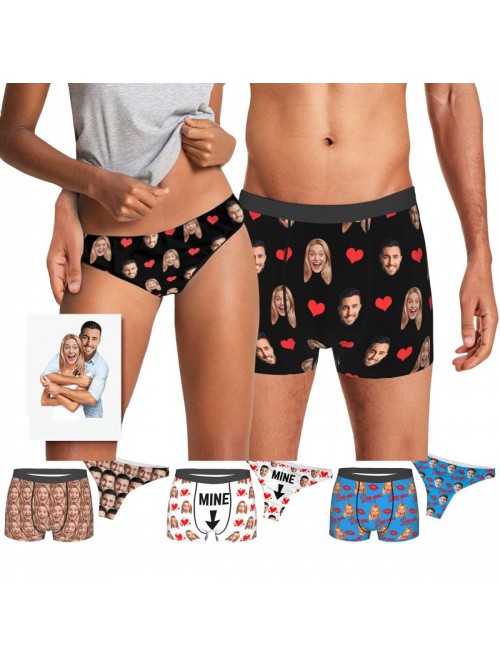 Underwear Personalized Face Boxer Briefs for Men w...