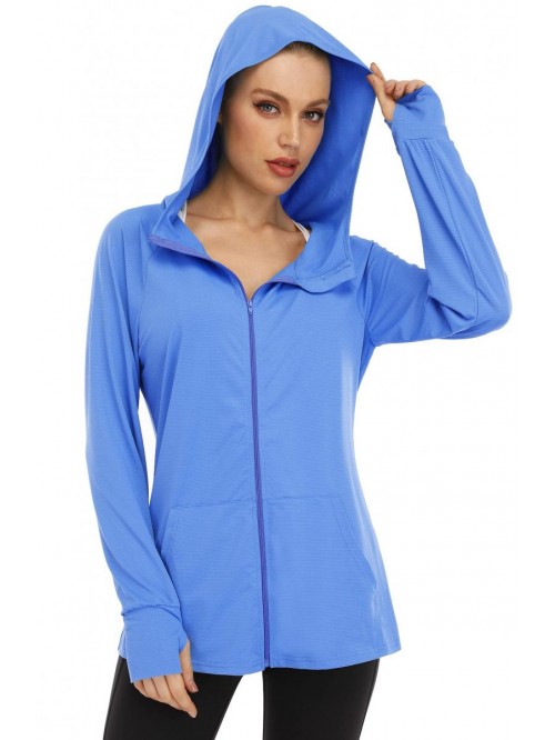 Women's Full Zip Up Hoodie Long Sleeve Hooded Swea...