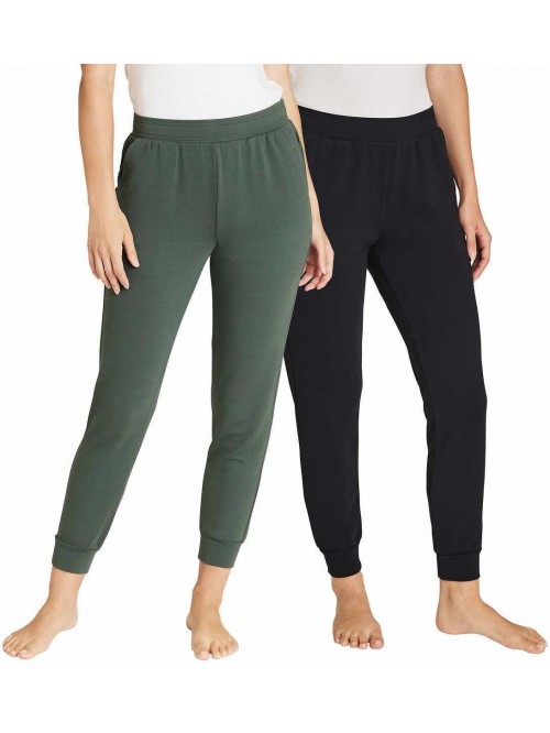 Bauer Womens 2 Pack Fleece Lounge Joggers 