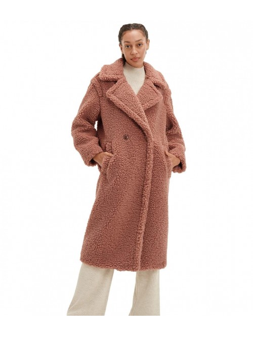 UGG Women's Gertrude Long Teddy Coat